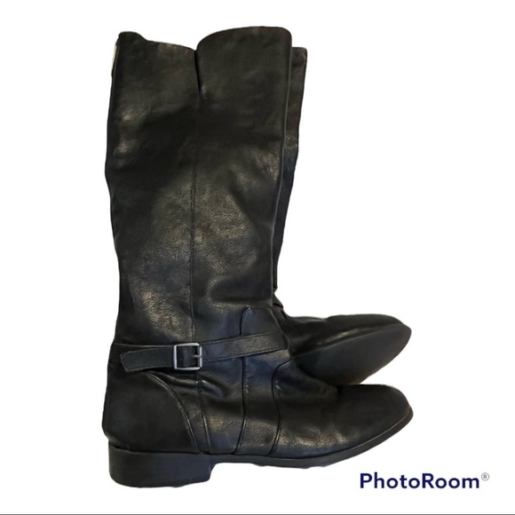 Old Navy Black Boots - Picture 1 of 9